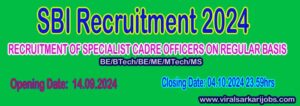 sbi recruitment2024