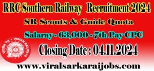 Railway Southern Recruitment Culture Quota 2024 - Apply Now